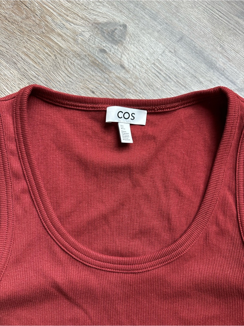 COS Ribbed Tank Top - Picture 3 of 6